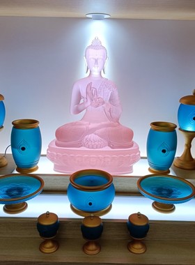 古法琉璃梵华佛具套装