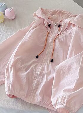 防晒衣女孩轻薄防晒服