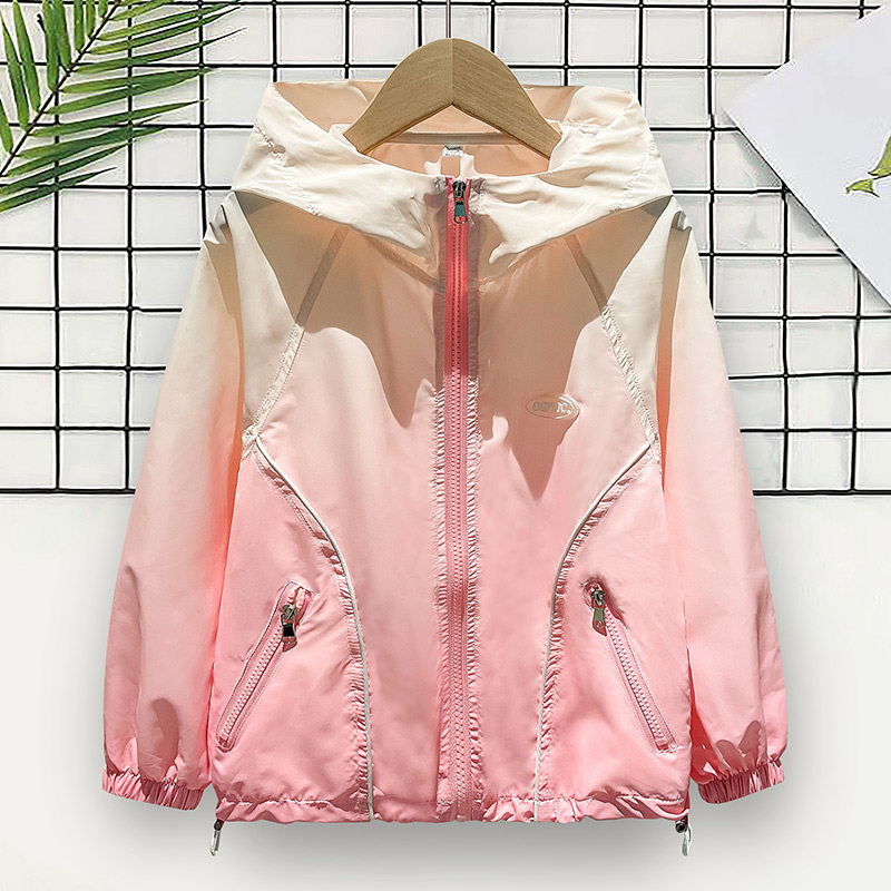 女童大女孩连帽防晒外套渐变色防晒衣夏季2026新款儿童轻薄夏装潮,童装/婴儿装/亲子装,普通外套,淘宝优惠券,粉丝福利购,淘宝优惠卷