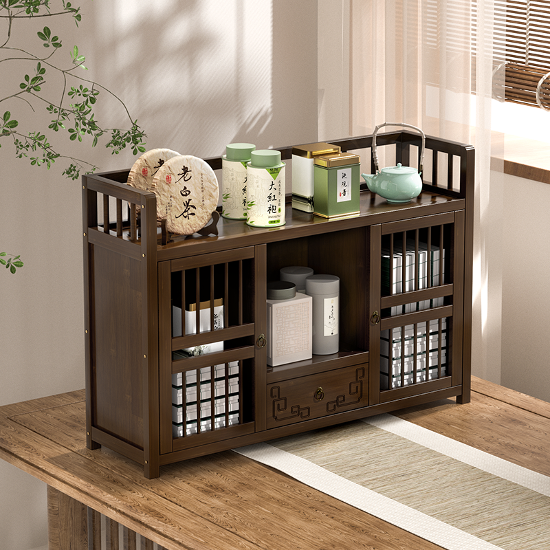 茶具架子置物架博古架小型收纳架茶壶摆放展示架茶台茶室布置茶碗