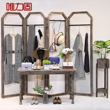 架 卖衣服架子展示架屏风橱窗中岛服装 唯力固服装 店展示架落地式