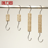 货架挂衣架 店铺男女装 不锈钢麻绳S挂钩服装 店挂衣钩S钩吊钩服装