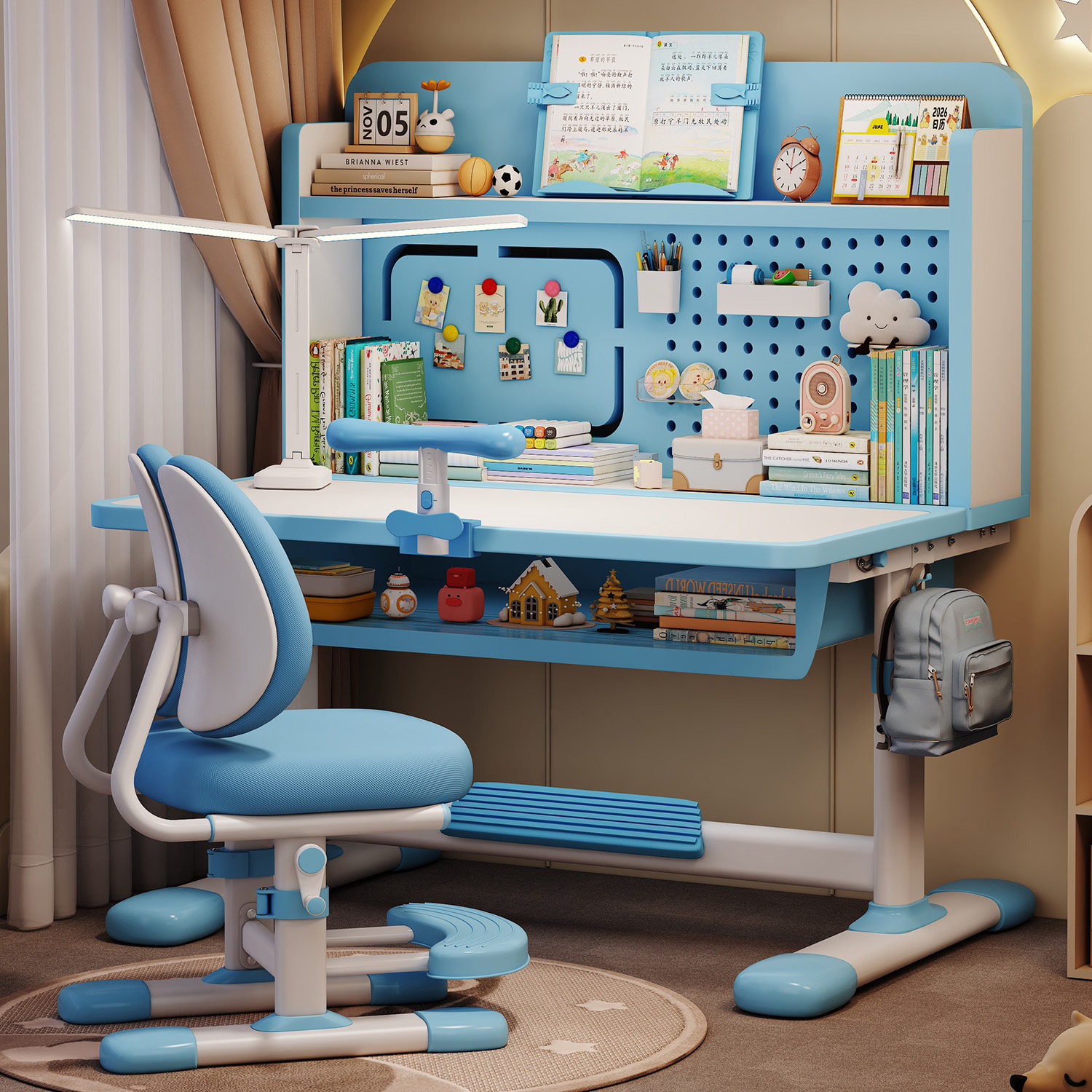 小学生家用课桌桌椅套装组合儿童学习桌专用可升降书桌写字桌新款