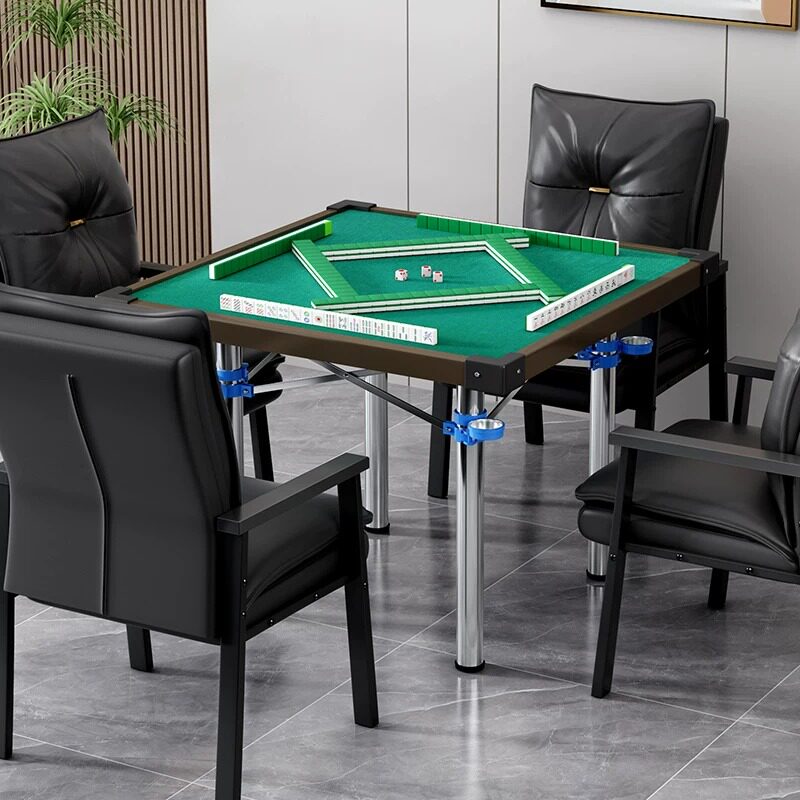 折叠桌家用麻将桌手搓四方桌宿舍小户型简易餐桌掼蛋两用棋牌桌子