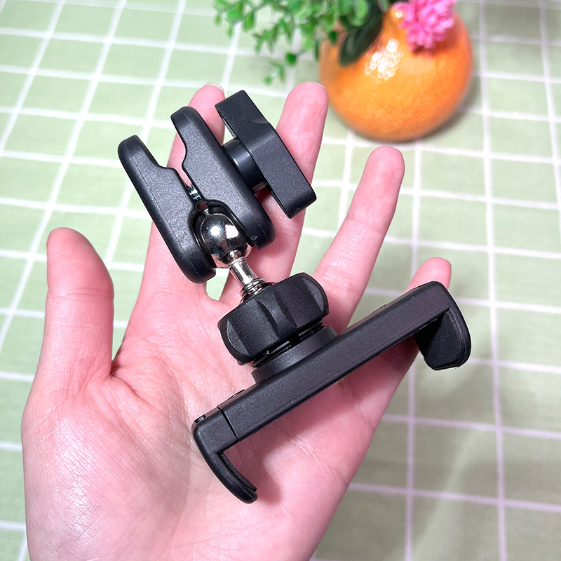 手机车载导航支架17mm球头转接延长多功能旋转手机支架万向球头接头夹扣式手机座配件