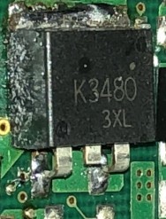 k3480 汽车电脑板三极管