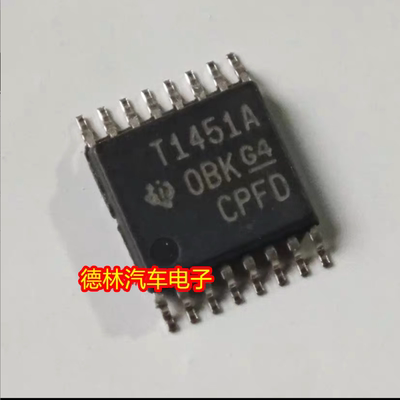 TL1451ACPWR 丝印T1451A，PWM电源控制器 TSSOP-16封装