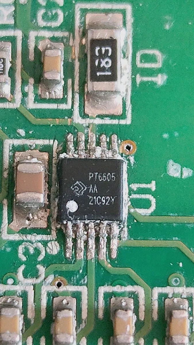 全新原装 PT6605EMSJ-AA MSOP-10 锂离子/锂聚合物电池保护芯片