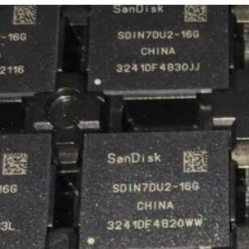 SDIN7DU2-16G BGA153球 EMMC 4.41 16GB 测试好空资料内存图片