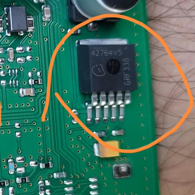42764V5 TLE42764V5 汽车仪表大众网关电脑板5V电源稳压管TO263
