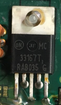 MC33167T MC33167 TO220-5 二极管 场效应管 POLOUTA