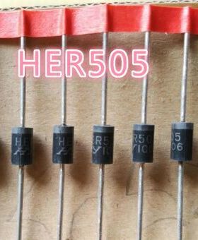 直插快恢复二极管 HER505 DO35