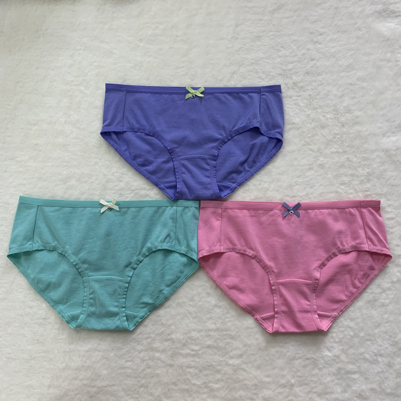 黛系列专柜正品棉质舒适中腰平角裤蝴蝶结卡通印花内裤87-1856,女士内衣/男士内衣/家居服,平角裤,淘宝优惠券,粉丝福利购,淘宝优惠卷