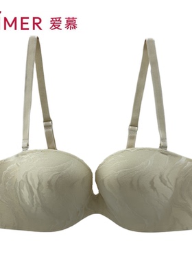 ainer爱慕内衣简约年华1/2半杯集中聚拢显大厚杯钢圈文胸AM11LB2