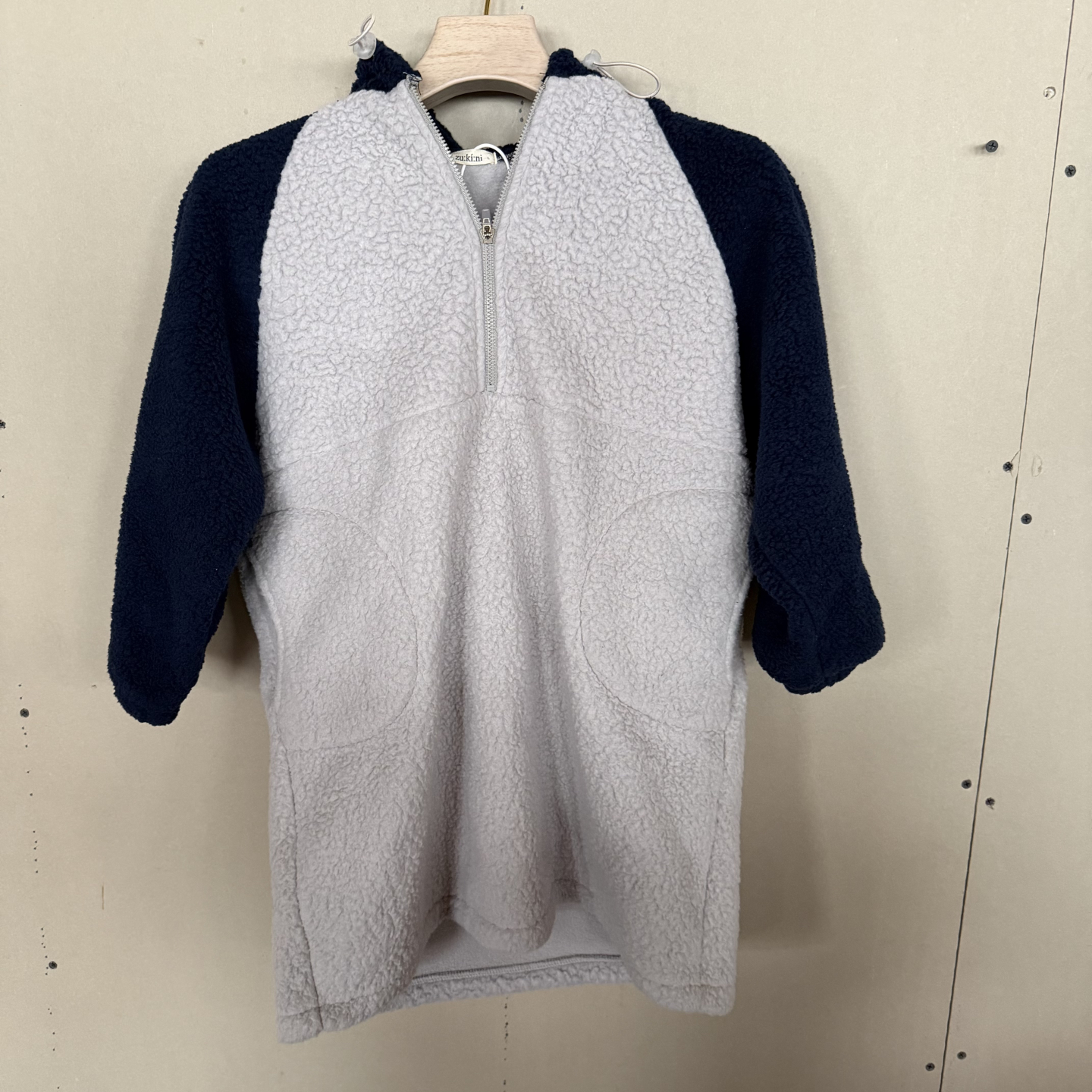 儿童连帽拉链羊羔绒睡衣上装长袖宽松休闲家居服冬季保暖