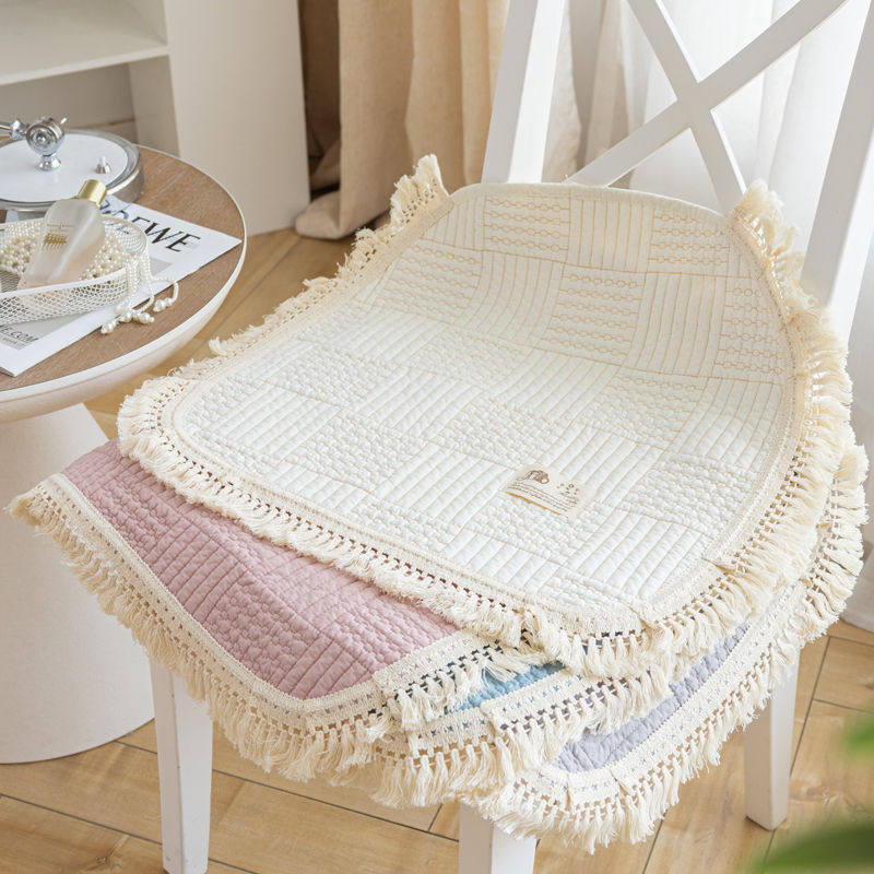 纯棉坐垫四季办公室久坐冬季透气餐桌全棉椅子垫薄款凳子屁股垫子