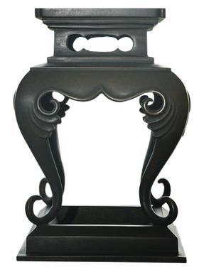 陈巧生巧生炉纯铜香几正方形