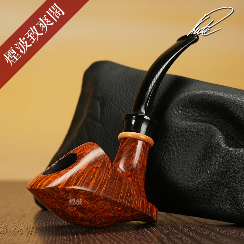 手工制单蝴蝶象足形烟斗