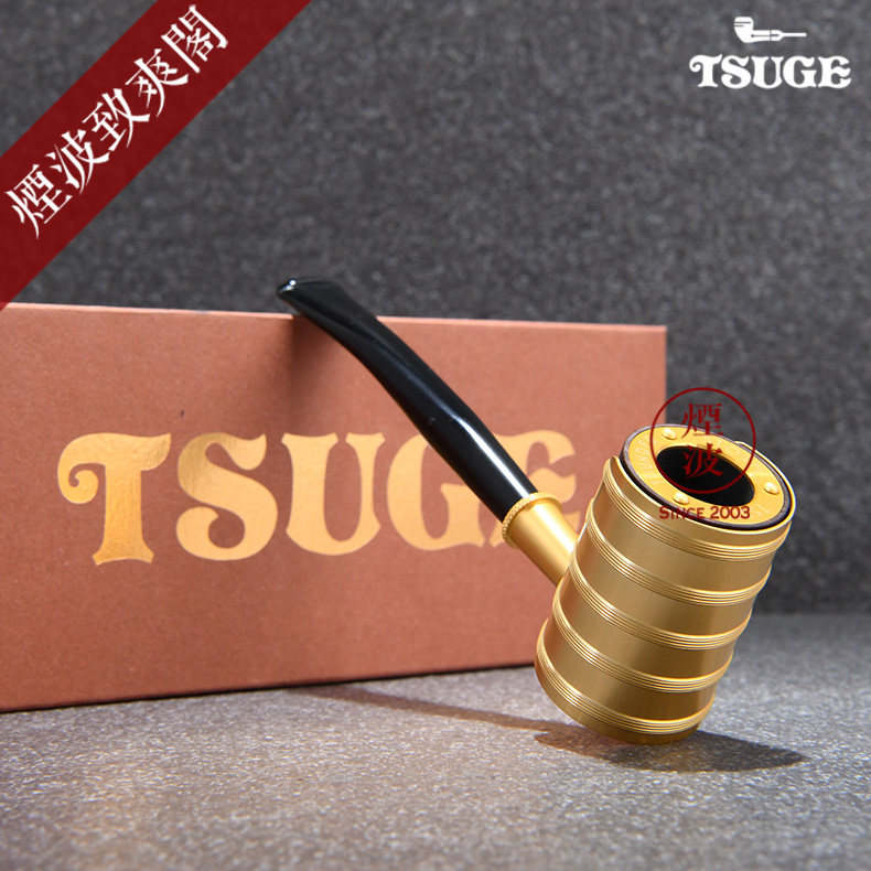 烟波 日本tsuge thunder storm 百家姓石楠木 防风 纯铜 烟斗烟具