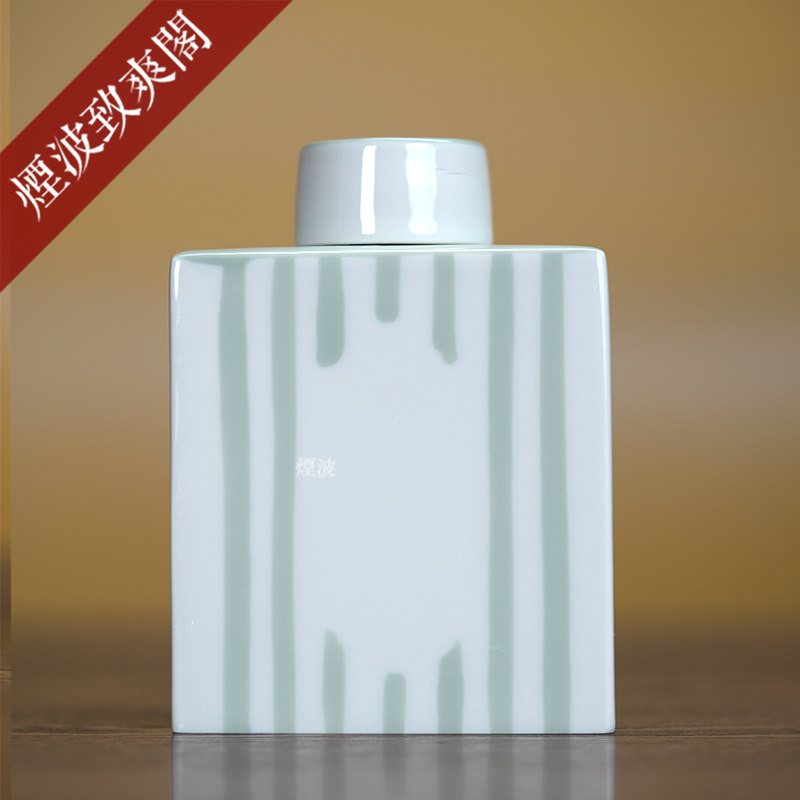 德国 MEISSEN 梅森瓷器 手绘水墨画 茶叶罐 茶具