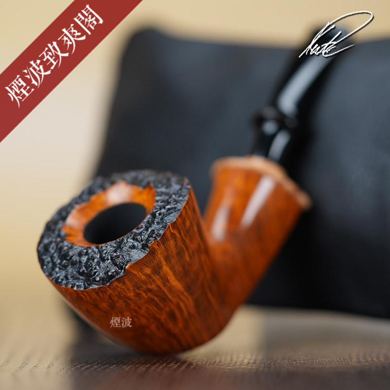 丹麦 Kent Rusmussen 都柏林型 手工制 石楠木 烟斗