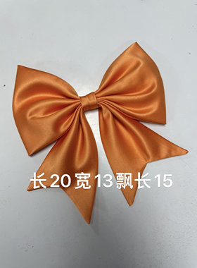 橙色jk制服领结秋日暖橙蝴蝶结小清新衬衫领花原版多巴胺cos道具