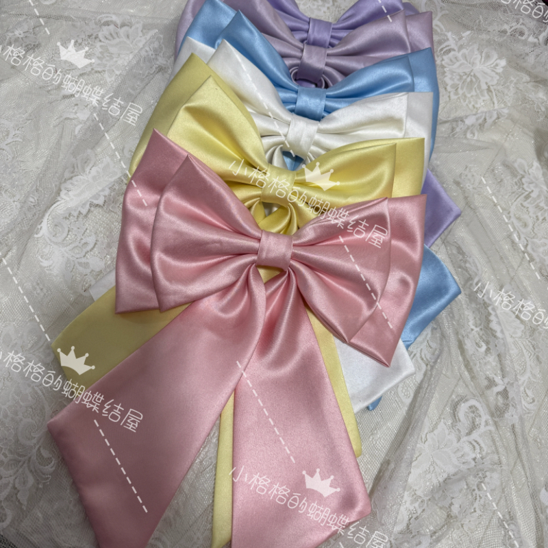 古早萌款皮皮螺改版夏日贝壳蝴蝶结衬衫水手服学院JK配饰领结别针