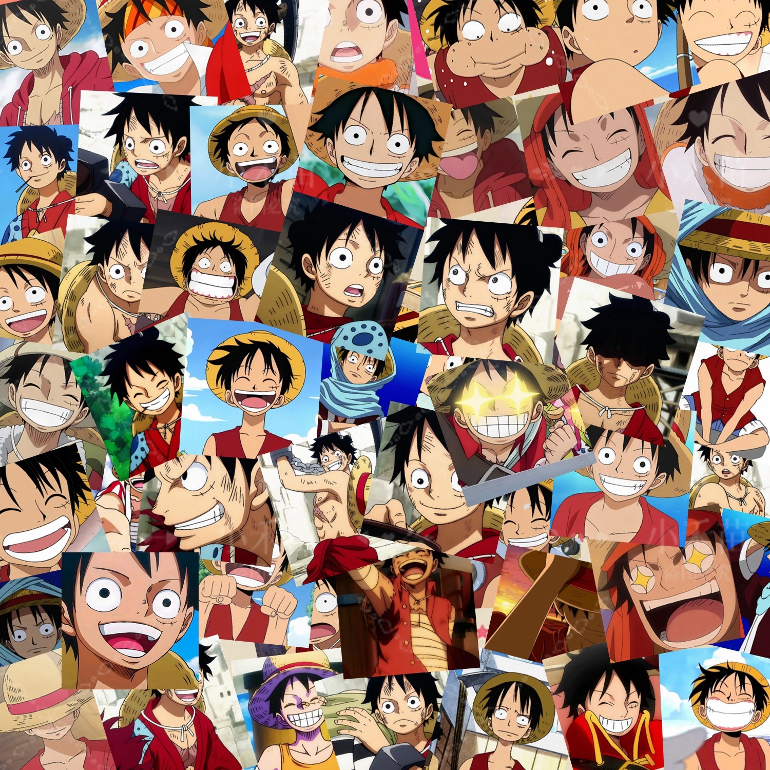 路飞单人贴纸动漫海贼王周边礼物礼品贴纸手机贴画装饰diy动漫