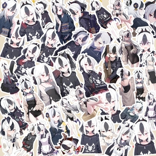 蔚蓝档案贴纸鬼方佳代子贴画装 饰防水防晒贴手机壳笔记本文具盒贴