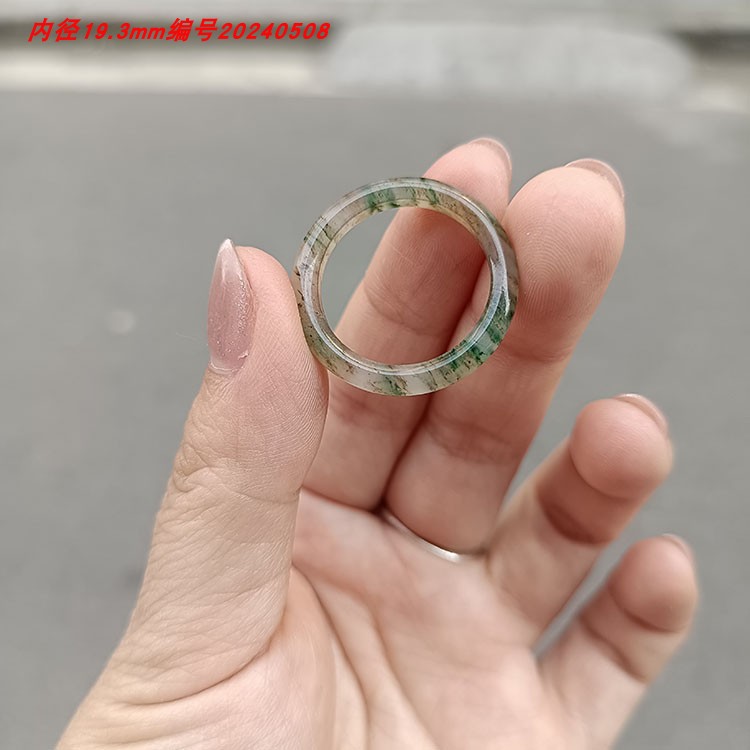 天然独山玉石南阳翡翠原矿简单多色男女戒指环一款多用实物吊坠