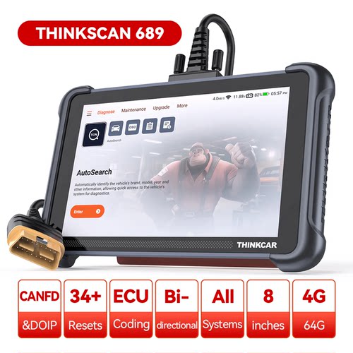 THINKCAR THINKSCAN 689BT Full System 689 Diagnostic Scanner