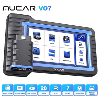 MUCAR VO7 Full System OBD Diagnostic Tool Bidirectional Test