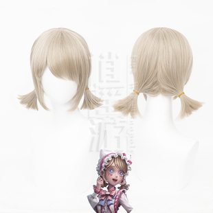 逍遥游 第五人格三丽鸥联动园丁kitty猫cos假发仿真头皮顶cosplay