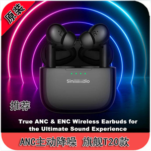 千元机旗舰 推荐款 au同款 T20真无线蓝牙耳机 支持anc主动降噪