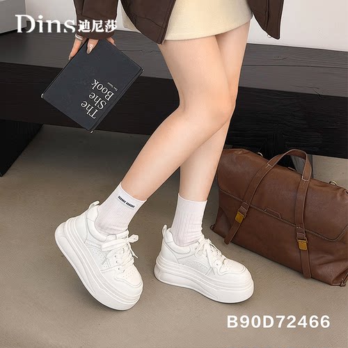 2026春季新款厚底休闲运动鞋舒适透气简约款小白鞋显高女鞋72466