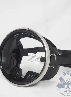 GULL日本进口ABYSS复古自由潜美人鱼潜潜水面镜大视野单面镜