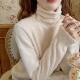 高领毛衣女 温柔风软糯糯亲肤水貂绒加厚堆堆领打底衫 Dear