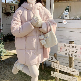 云朵泡芙多色连帽中长款 棉服加厚面包服保暖外套女冬 Dear