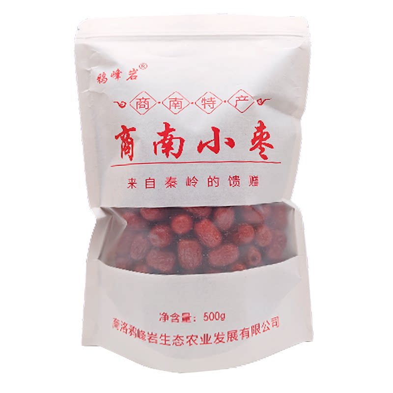 商南鸦峰岩小枣500g/袋优质3cm红枣开袋即食陕西商洛特产干果零食