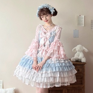 现货 百搭姬袖 麋鹿森林 沉睡魔咒 衬衫 原创Lolita