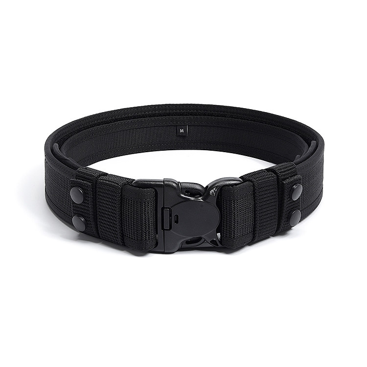 新款外腰带战术塑胶扣硬质腰带执勤外腰带八件套腰带保安腰带