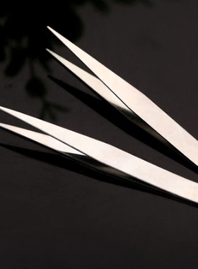 不锈钢镊子长明灯酥油灯供佛油灯配件夹灯芯弯头钳子304油灯铁夹