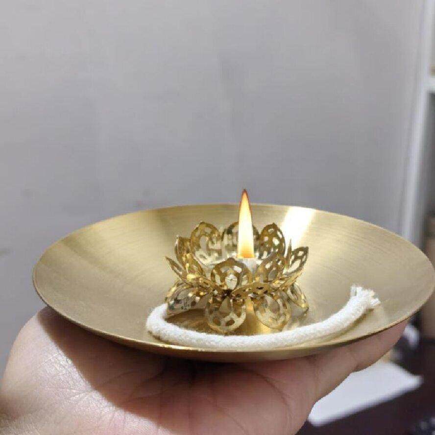 合金油灯碟食用油色拉油寺庙家用花生油植物婚庆结婚灯具大豆油灯,家居饰品,烛台,淘宝优惠券,粉丝福利购,淘宝优惠卷