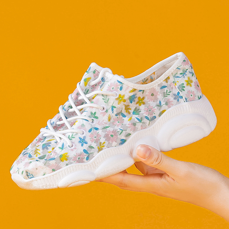 汤姆斯时尚松糕系带厚度休闲鞋女