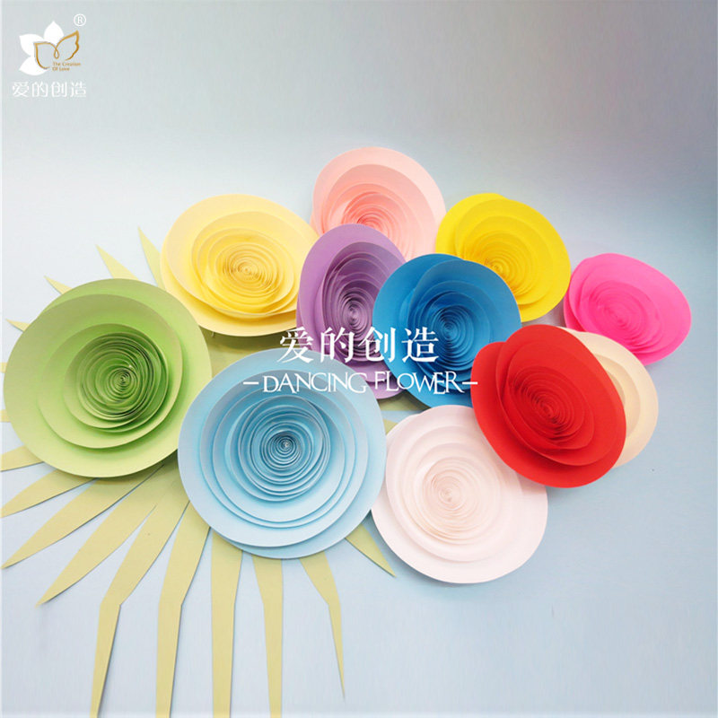 橱窗装饰道具婚礼背景婚庆绢花装饰纸艺花手工纸花螺旋花成品包邮|msdalam kategori bekalan perayaan/hadiah, set perkahwinan/props, Perkahwinan bunga sutera - dari Buy2taobao.com untuk memberikan perkhidmatan ejen Taobao profesional membeli