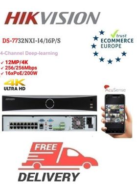 海康威视POE英文 DS-7732NXI-I4/16P/S AcuSense NVR Hik-Connect