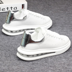 2026春季新款情侣气垫运动鞋男鞋松糕厚底增高小白鞋百搭潮流板鞋