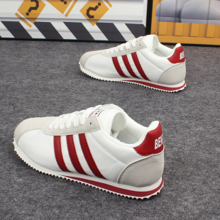 透气布面情侣阿甘鞋男女2025新款百搭轻便防滑软底休闲运动板鞋潮