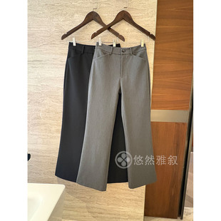 超高性价比 两色 专业裤子工厂出品 上身惊艳 闭眼收瘦腿长款西裤