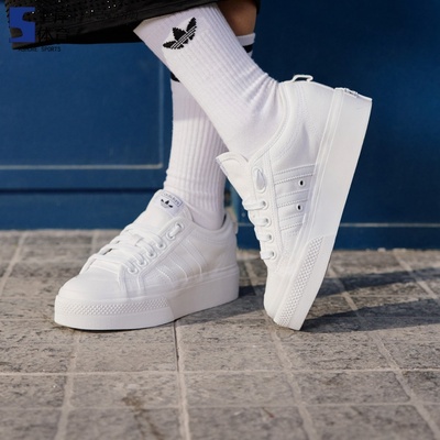 阿迪达斯厚底增高休闲板鞋